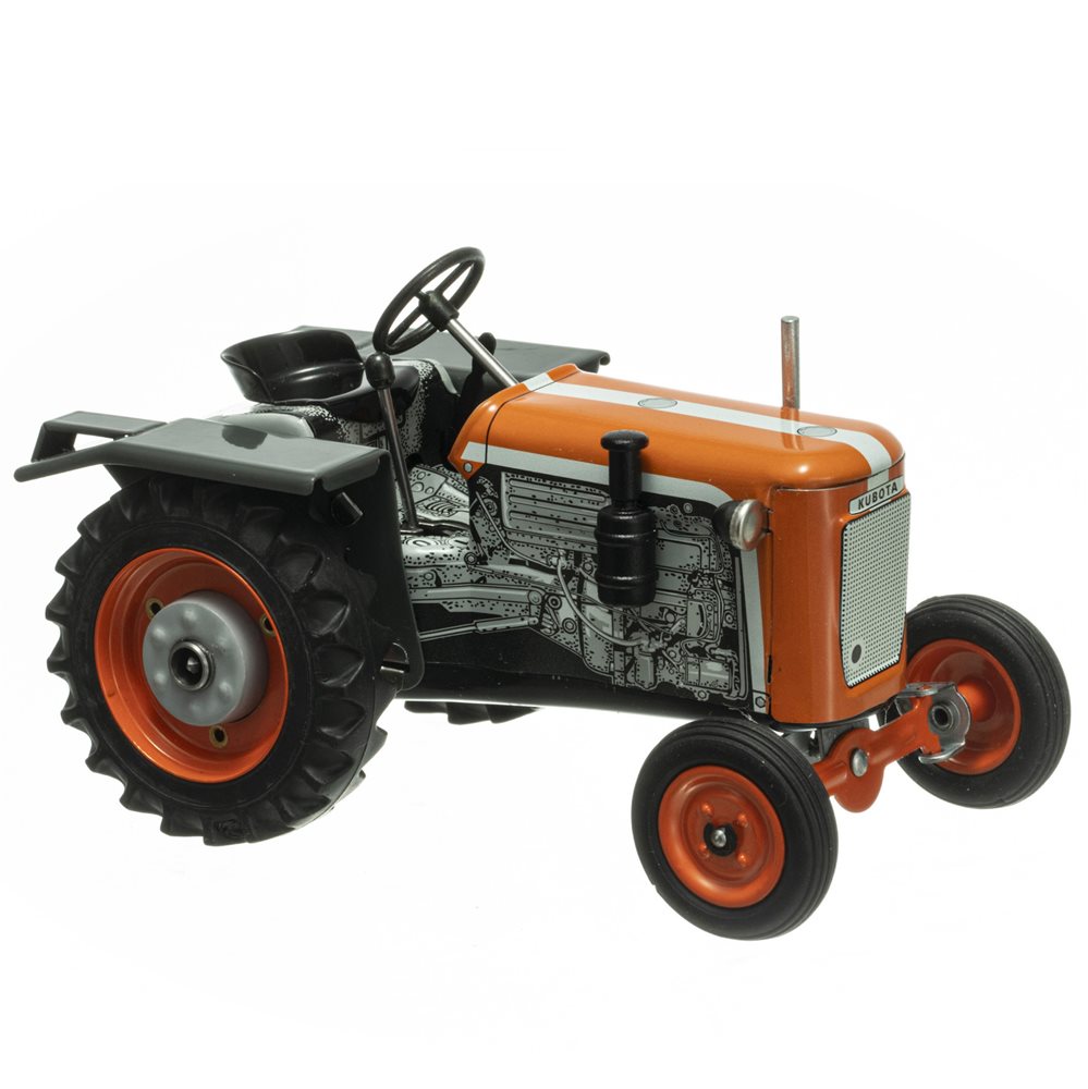 KUBOTA T 15 jouet tracteur mécanique miniature 1:25 en tôle de fer