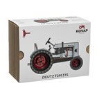 DEUTZ F2M 315 jouet tracteur mécanique miniature 1:25 en tôle de fer blanc fabriqué en Europe